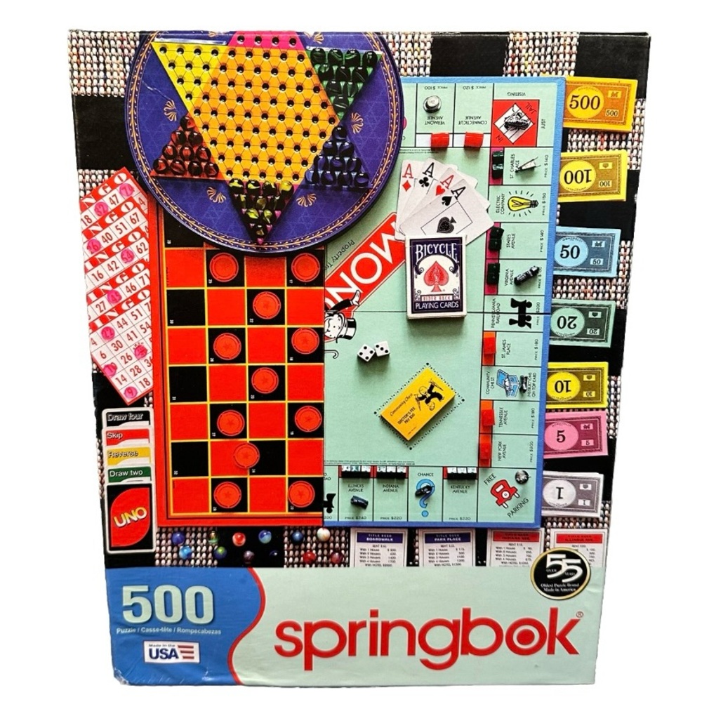 Springbok  Puzzle Board Games 500 Pieces Complete